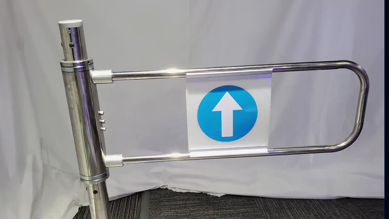 양방향 자동 입구 및 출구 액세스 제어 스윙 게이트 보안 십자형 회전식 문 편도 슈퍼마켓 자동 게이트 Buy 자동 입구