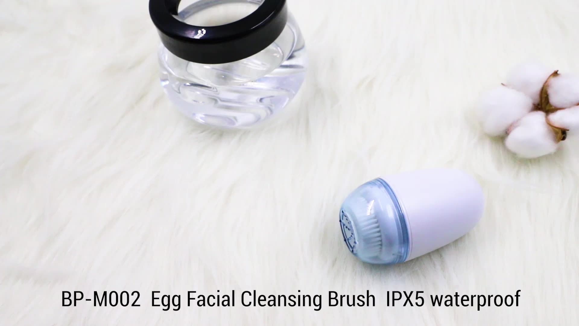 Waterproof Face Sonic Electric Facial Cleansing Brush Exfoliating Spin