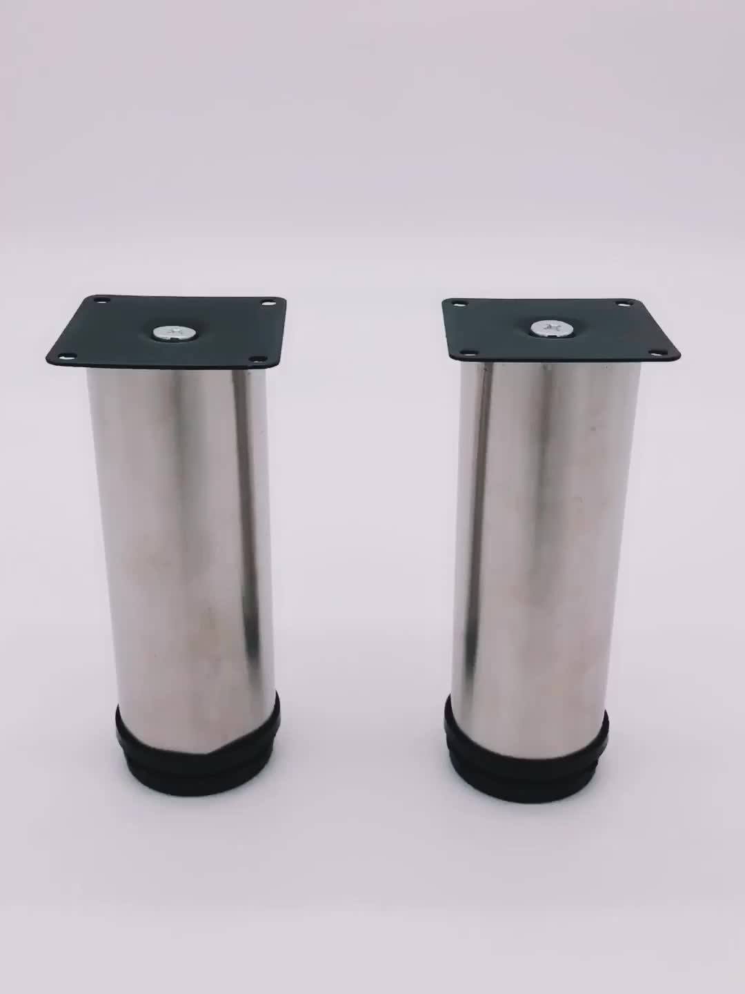 Screw Mounted L Shaped Modern Furniture Feet Extensions Height