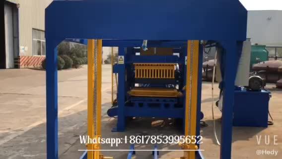 Brick Block Making Machine Hs Code Qt4-15c Cement Manufacturing Machine ...