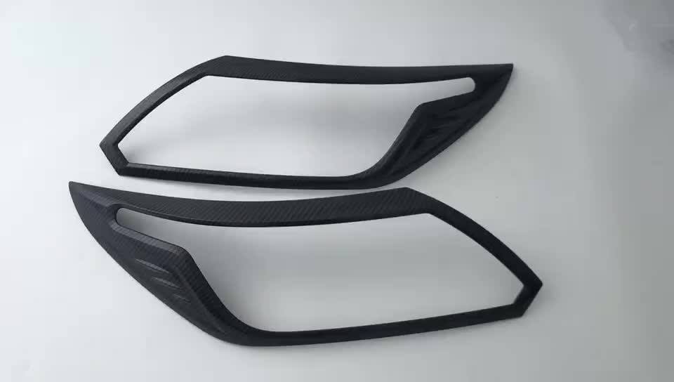 2017 Headlight Cover For Holden Colorado 2017 Abs Painting Matte Black