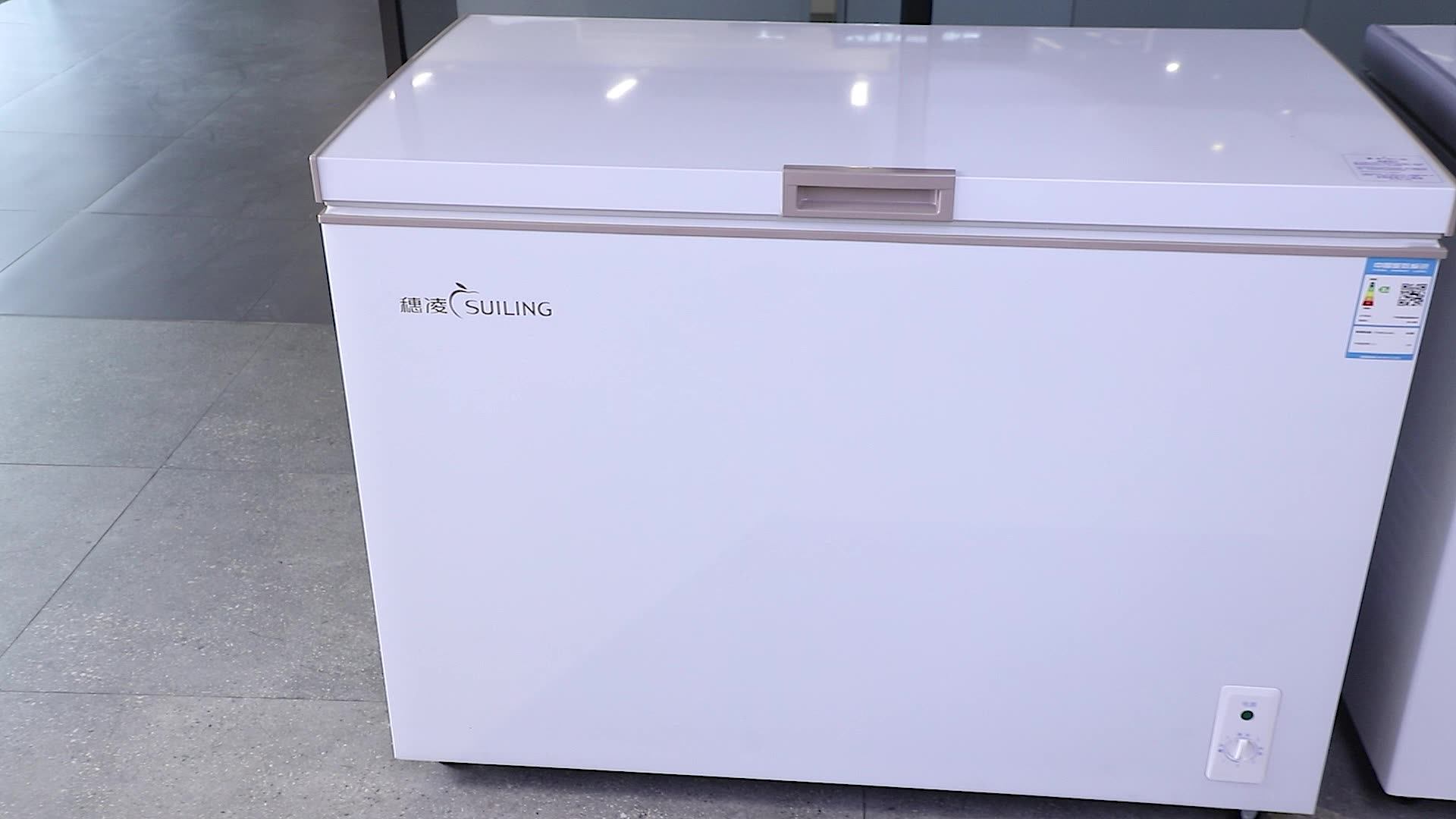 92l 208l 388l Mini Deep Freezer Home Appliance Single Door Chiller