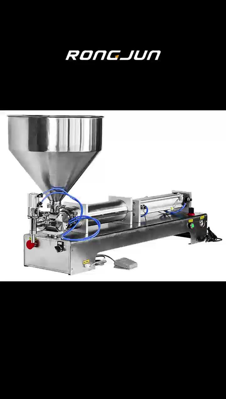 Rj100g Model Semi Automatic Liuquid Paste Filling Machine Manual