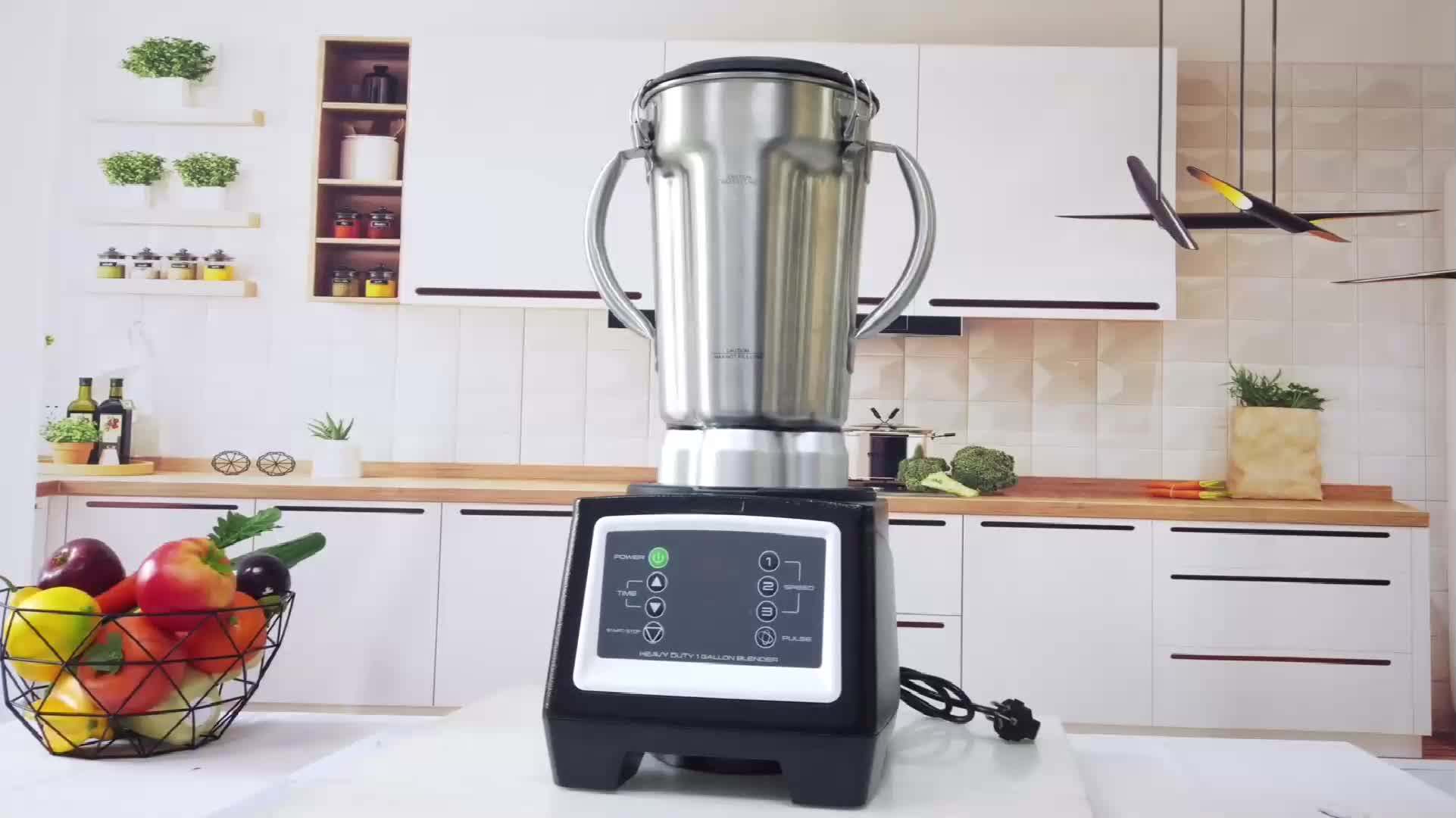 Heavy Duty Stainless Steel Blender With Hall Sensor Etl,Nsf Approval