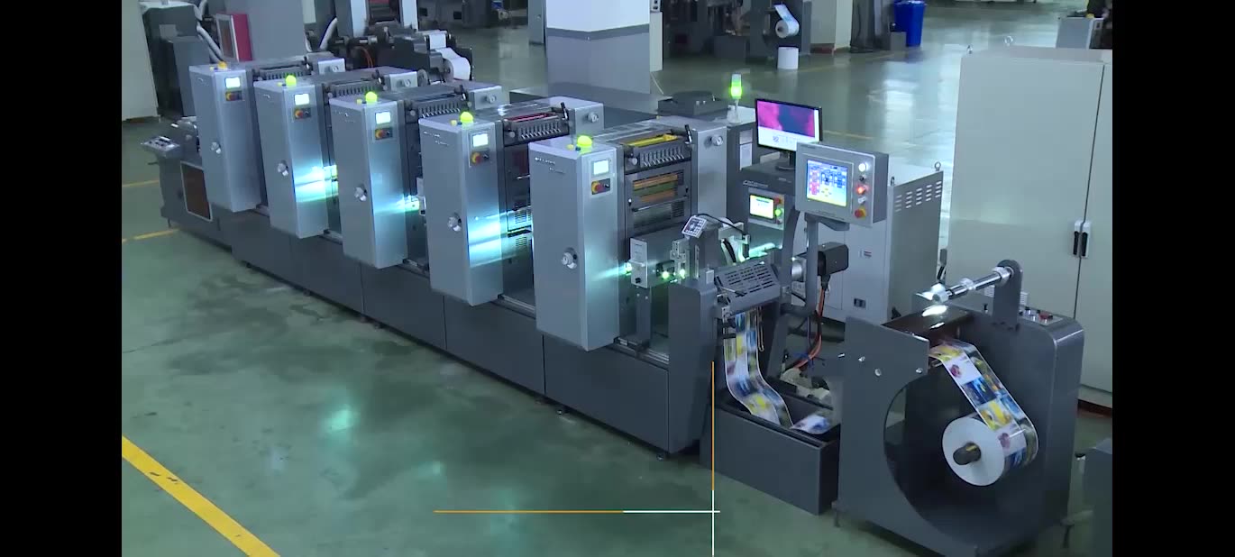 【naoページ】 ZX-320 4-6 Color Offset Printing Machine for Labels - Automatic