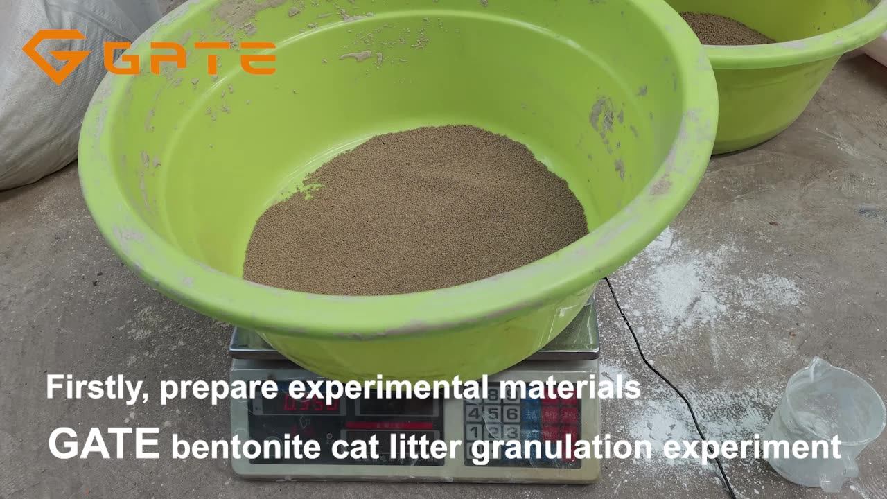 Gate Bentonite Cat Litter Granulator Machine Good Price Bentonite Cat