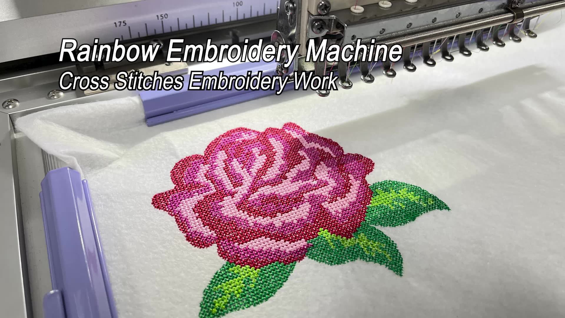 Rainbow Industrial Chainstitch Chenille Embroidery Machine Computerized