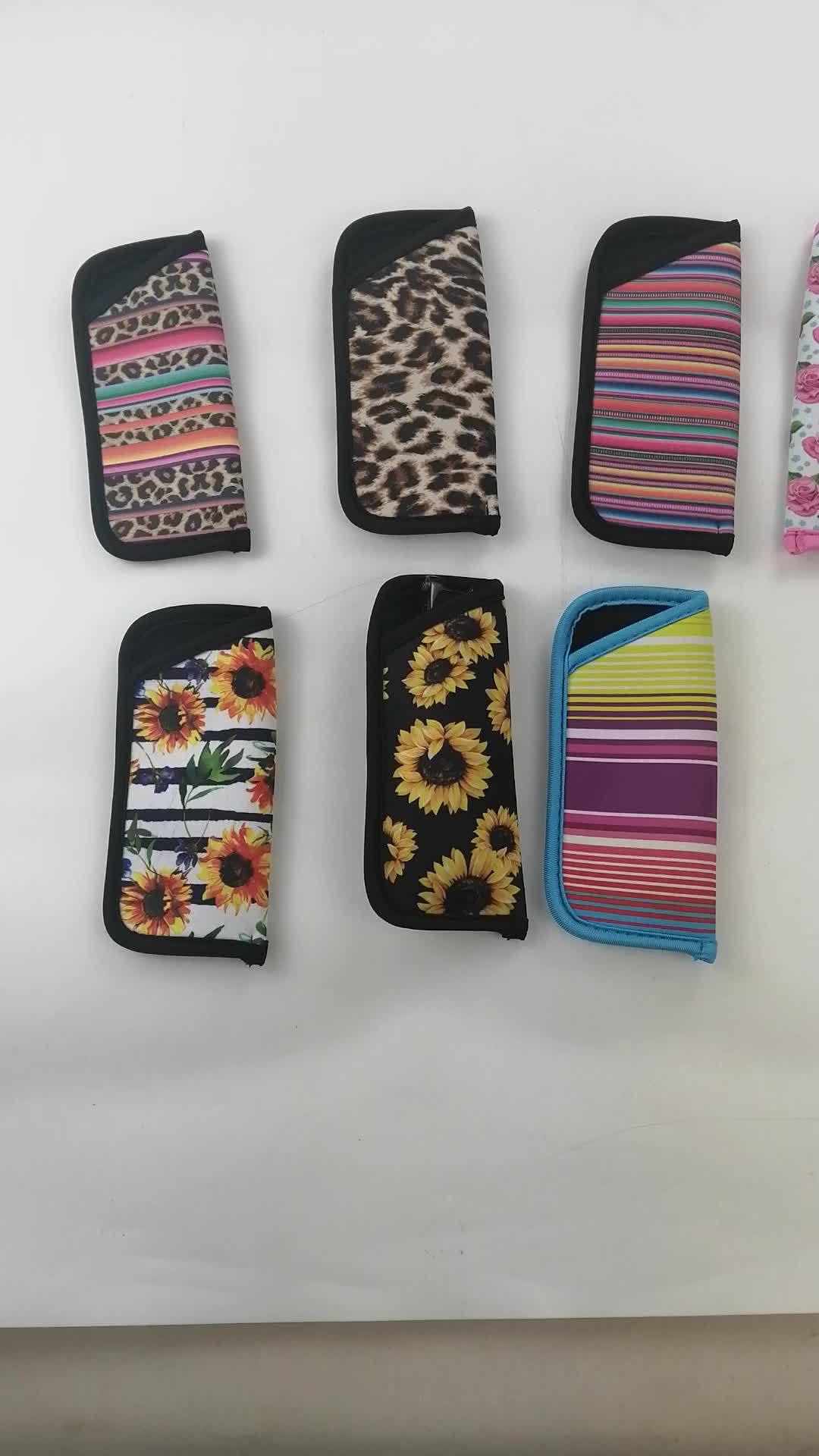 Ready To Ship Sunflower Neoprene Sunglasses Eyeglass Cases Bag Sleeves