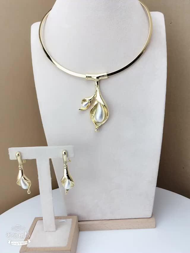 Yuminglai African Fashion Jewelry Dubai Costume Jewelry Sets For Women