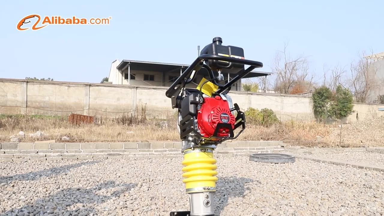 Petrol Engine Soil Vibratory Rammer Masalta Brand Emr70h 70kg Tamping