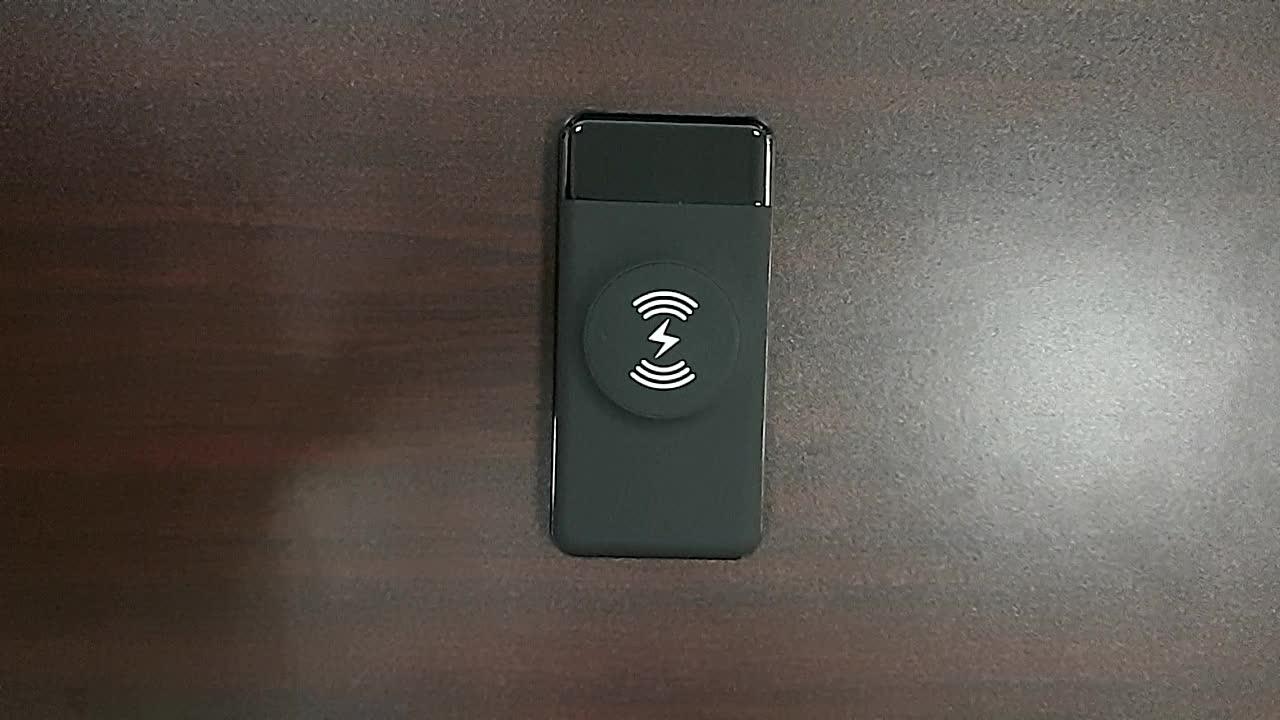 Portable Slim Rohs Usbc Pd Qc3.0 Fast Charger Qi Wireless Charging