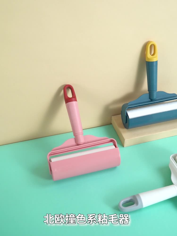 Sticky hair drum tearable large replacement roll toilet paper Clothing felt hair removal Household sticky brush roller brush sticky hair artifact