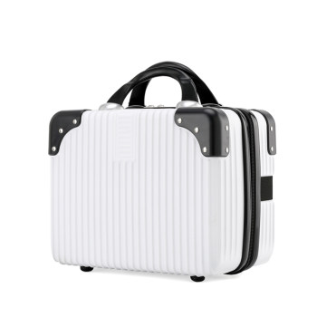 Retro suitcase 14-inch cosmetic case small suitcase 16-inch ຂະ​ຫນາດ​ໃຫຍ່​ຄວາມ​ອາດ​ສາ​ມາດ​ຂອງ​ພາກ​ຮຽນ spring ແລະ​ດູ​ໃບ​ໄມ້​ລົ່ນ​ຕູ້​ລະ​ຫັດ​ຜ່ານ​ການ​ເກັບ​ຮັກ​ສາ​ລະ​ຫັດ​ຜ່ານ