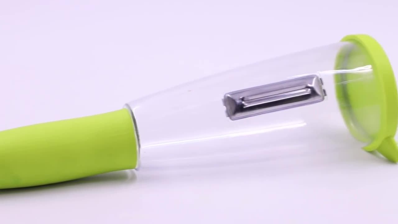 2-in-1 Gemüseschäler Mit Flaschenöffner - Küchenhelfer Aus Edelstahl