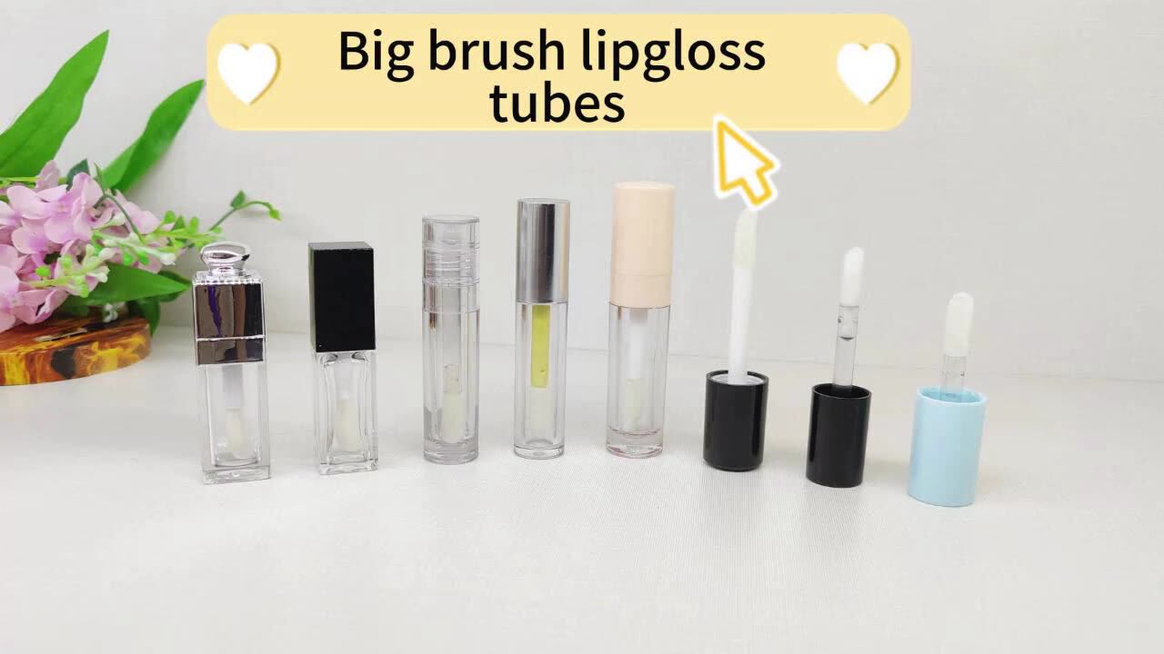 Custom Logo Lipgloss Tube 10ml Lip Oil Tubes Eco Friendly Empty Big