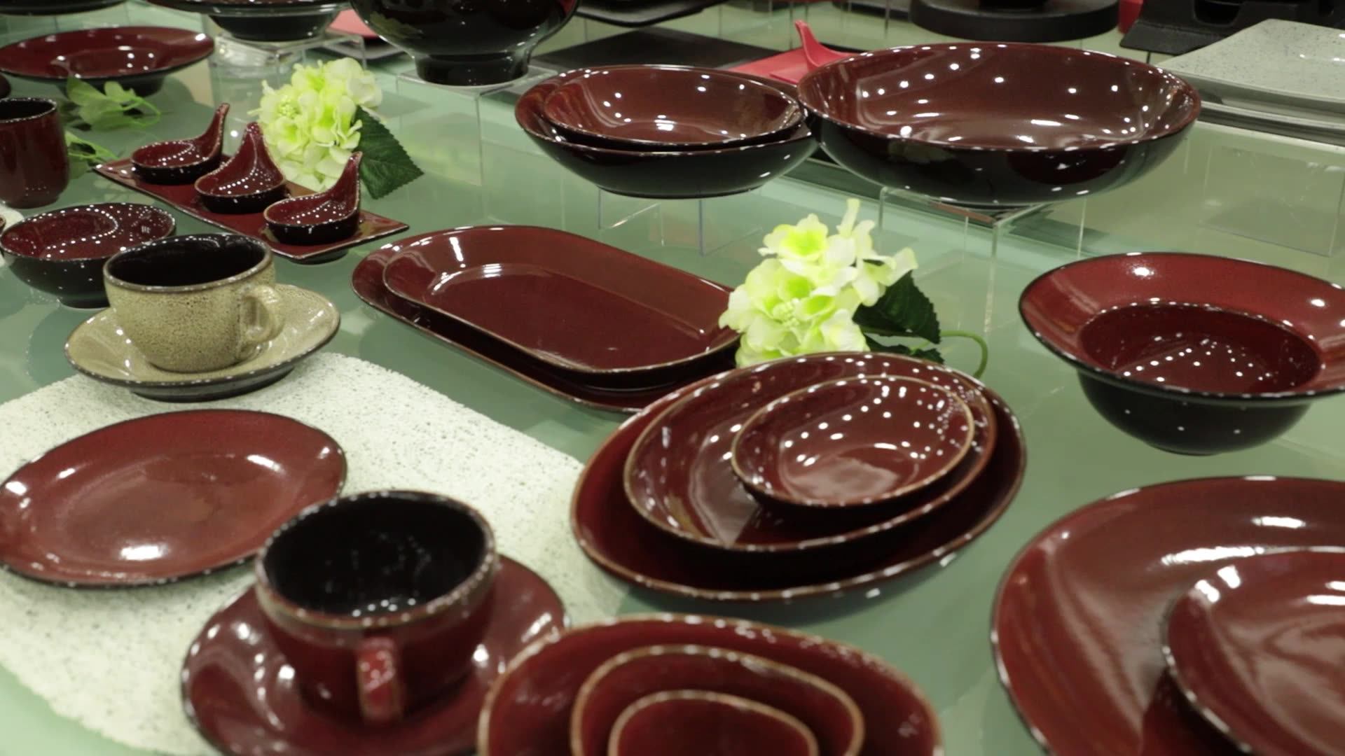 Japanese Style Vintage Different Types Round Diner Bulk Wholesale Flat