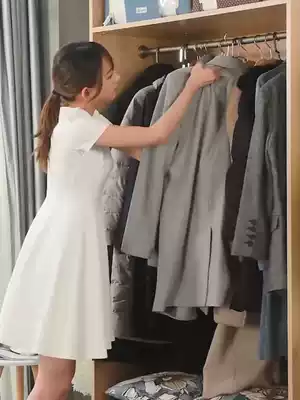 Ring hook type vacuum thickened compression bag Locker sorting and storage down moisture-proof coat dust-proof cover