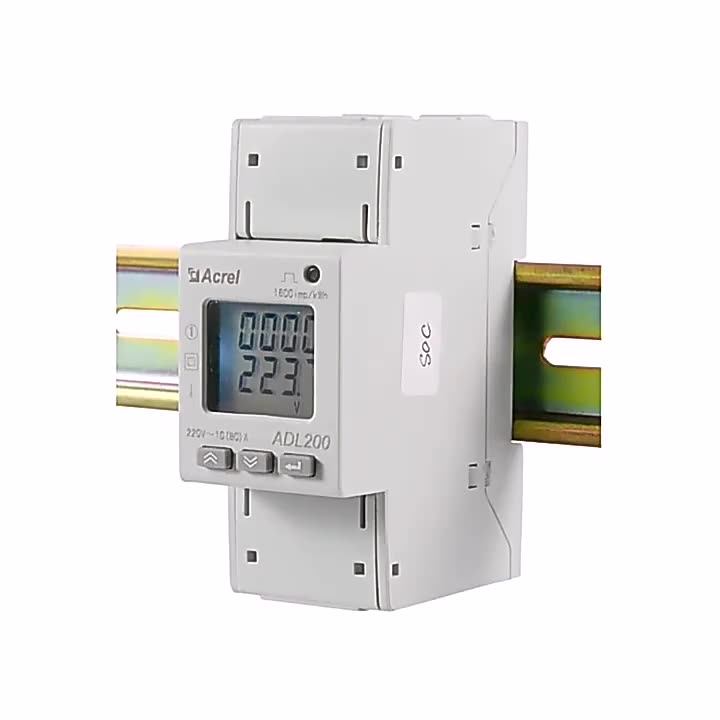 Acrel Adl200 Din Rail Single Phase Kwh Meter Din Rail Lorawan Energy