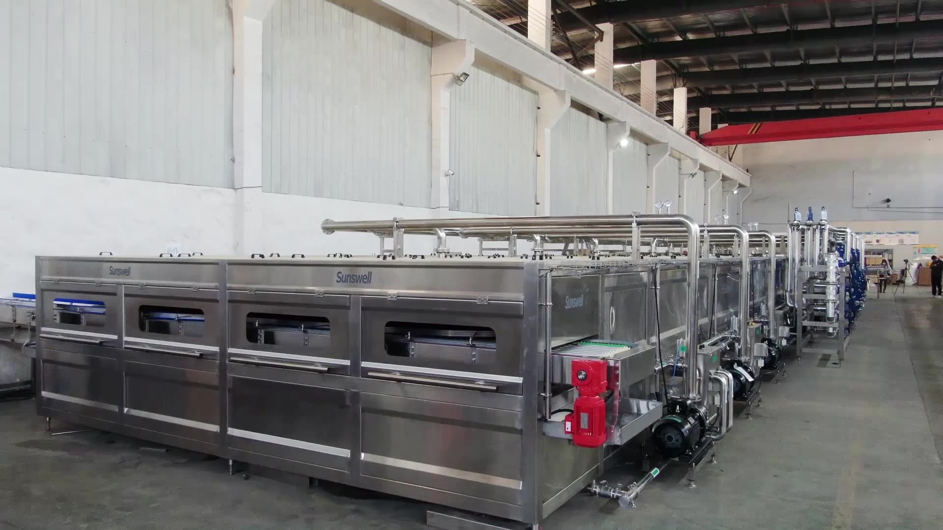 Tunnel Pasteurizer For Cans Pasteurization Machine Juice Pasteurier