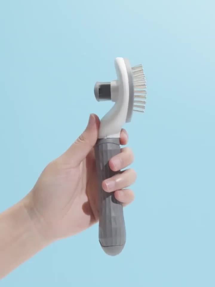 Easily Removes Pet's Coat Self Cleaning Cat Comb Grooming Pet Hair