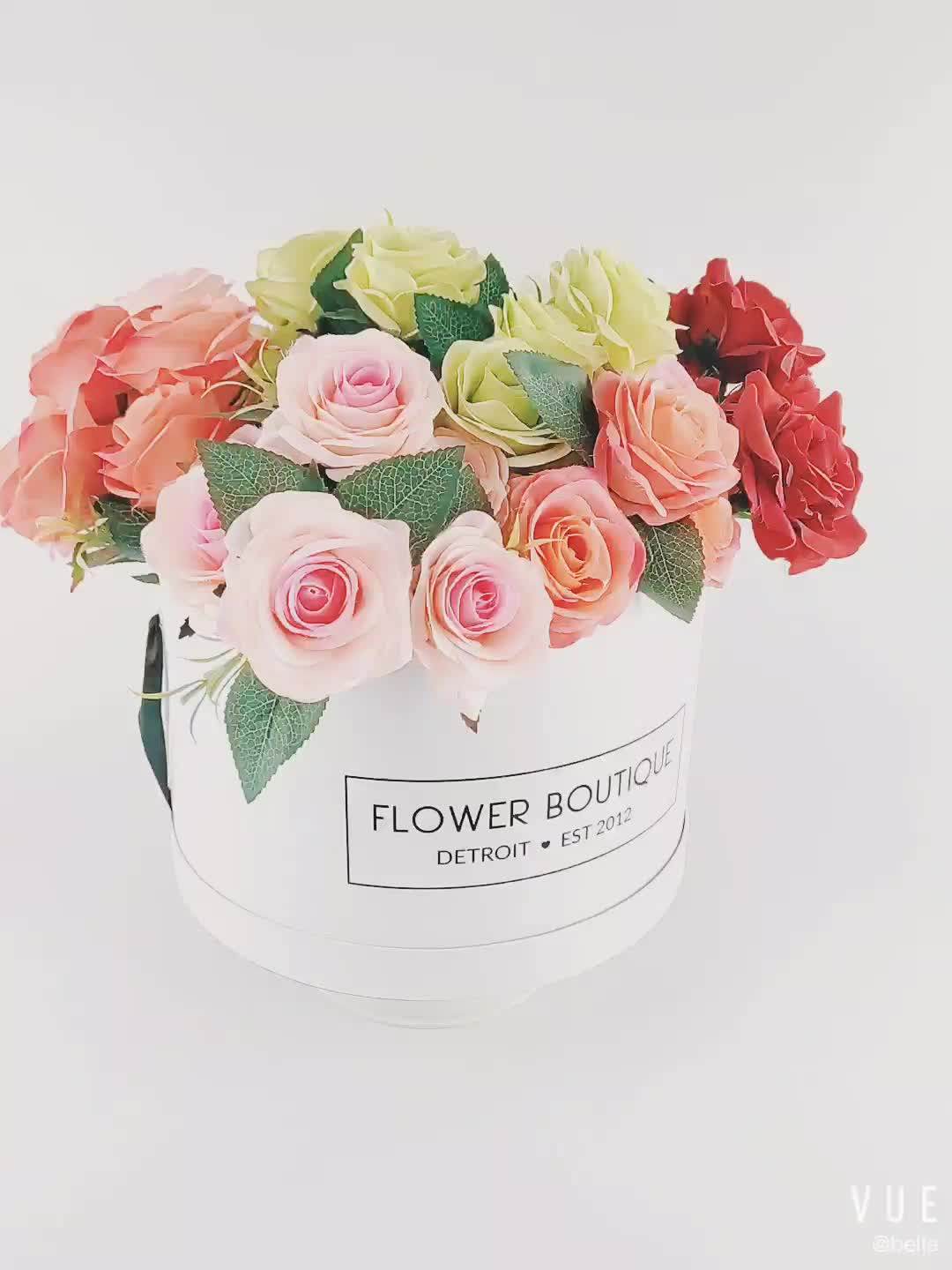 Hot Sale Custom Paper Flower Box Packing For Fresh Rose Gift Box Buy