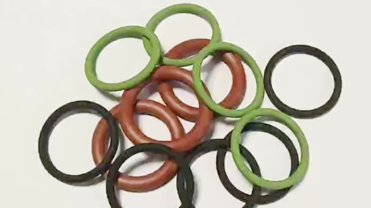 Hot Selling 29*3.5 Black Green Oring Silicone Rubber Strips