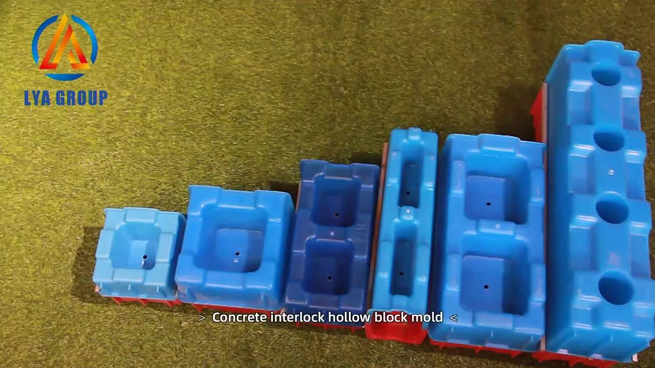 Decorative Manual Concrete Hollow Blocks Interlocking Plastic Retaining Wall Block Mold Buy