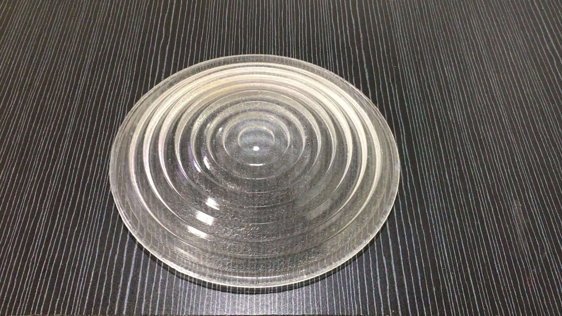 Diameter 150mm Optical Heat Resistant Borosilicate Glass Fresnel Lens
