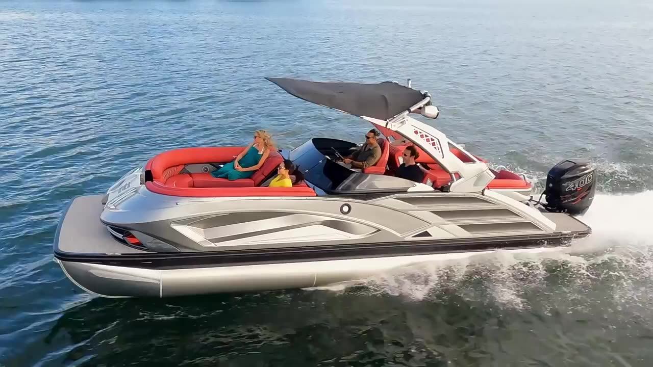 2023 Kinocean Fiberglass Luxury Catamaran Fishing Pontoon Boat Party