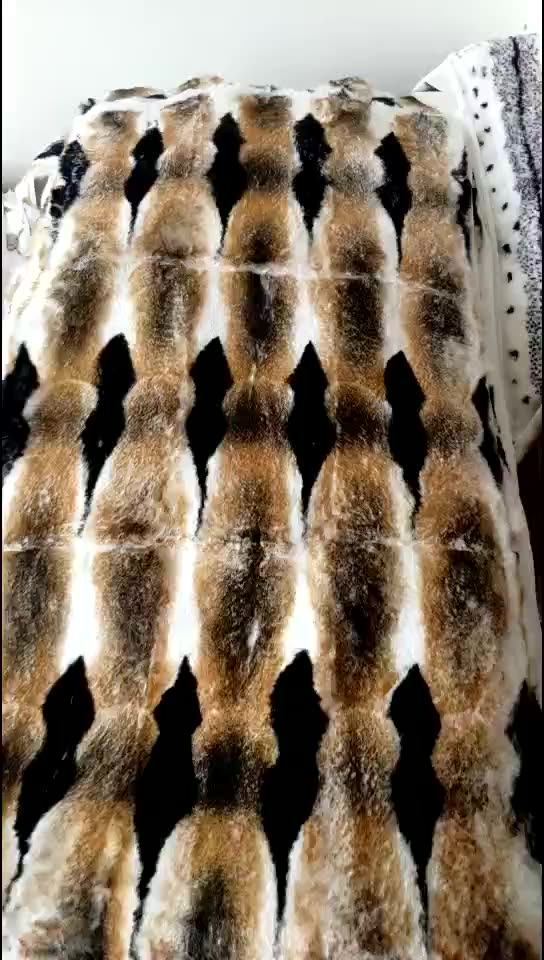 Tanned Rex Rabbit Fur Skin,Natural White Skin Plate Rectangular Plates