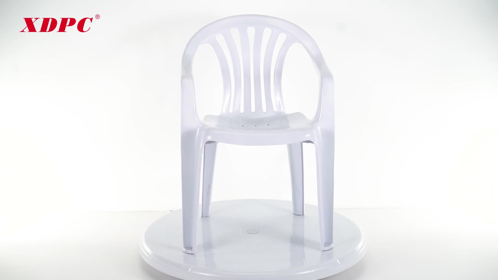 Ztpc High Quality Garden Plastic Furniture Outdoor Stackable Chairs