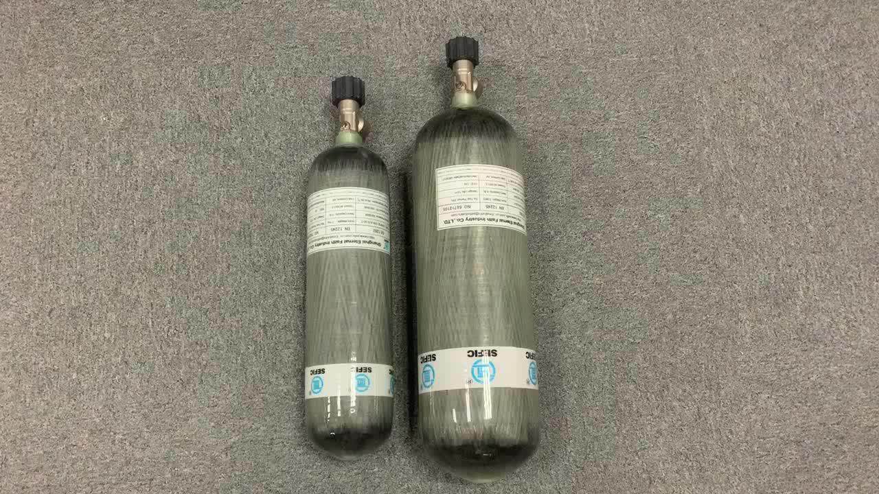 High Quality 4500 Psi Carbon Fiber Gas Cylinder Air Tank Small Oxygen