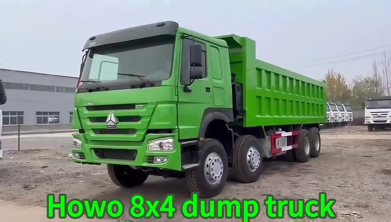 Sinotruk Howo 8x4 Dump Truck 371 420 Hp 12 Wheel 50 Ton Hydraulic