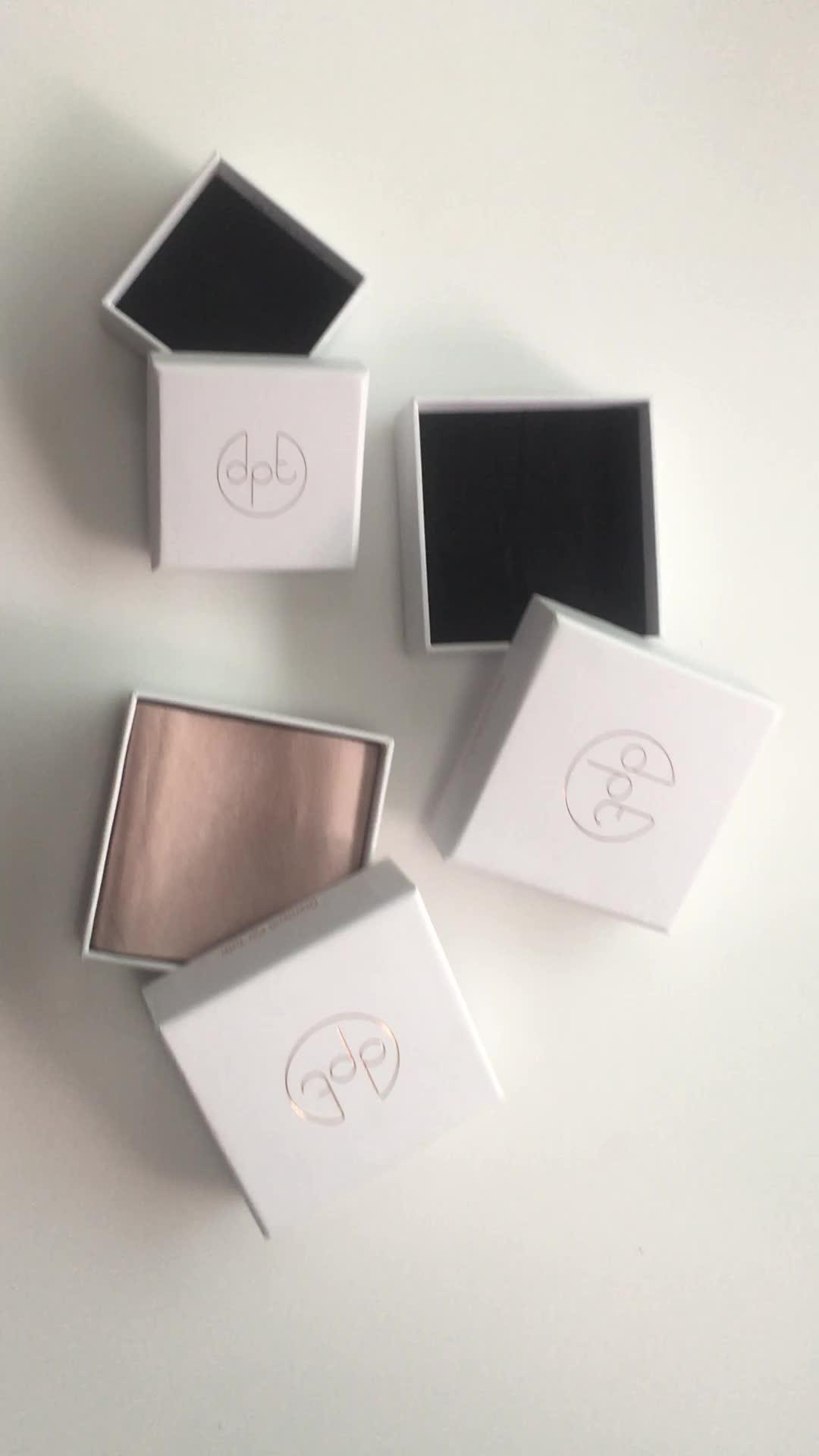 Jewelry Gift Paper Boxes With Lids,Kraft Paper Square Lid Giftbox Buy