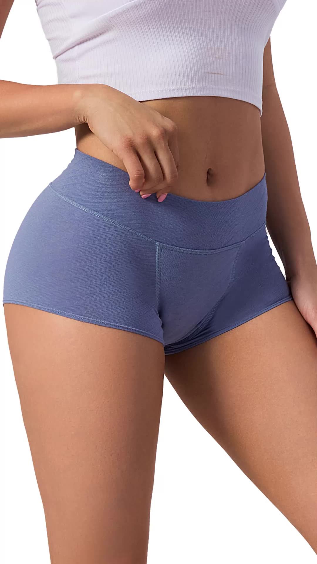 Custom Boy Shorts Period Panties Women's Cotton Period Underwear Briefs