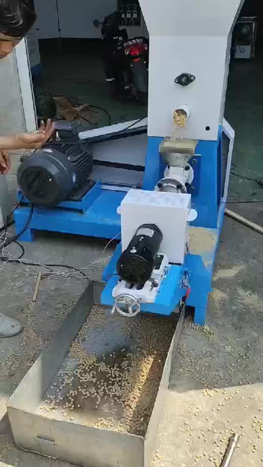 100kg/hour Single Screw Floating Fish Feed Pellet Extruder Buy Single