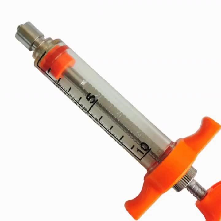 10ml 20ml Copper Head Continuous Poultry Injection Vaccine Syringe Gun