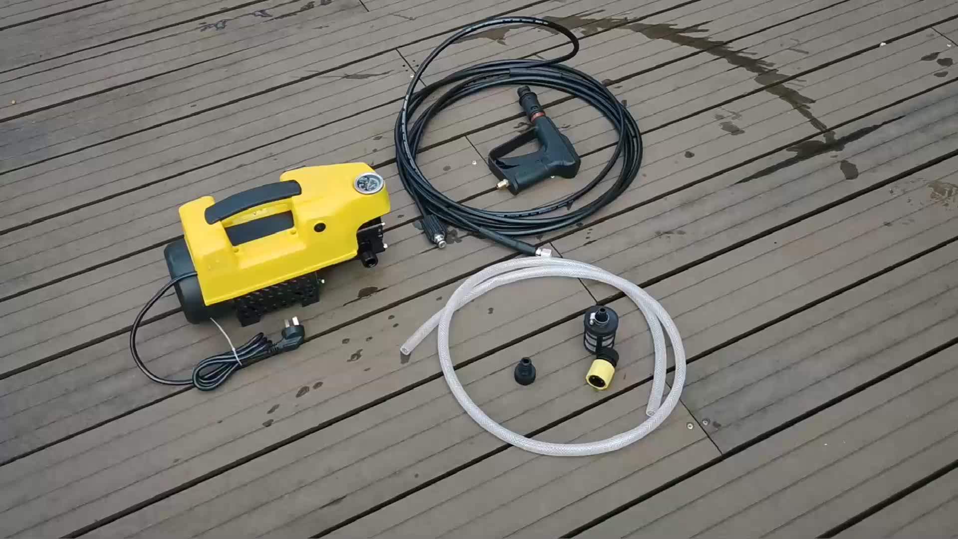 220v 1800w High Quality Portable High Pressure Car Washing Machine Car