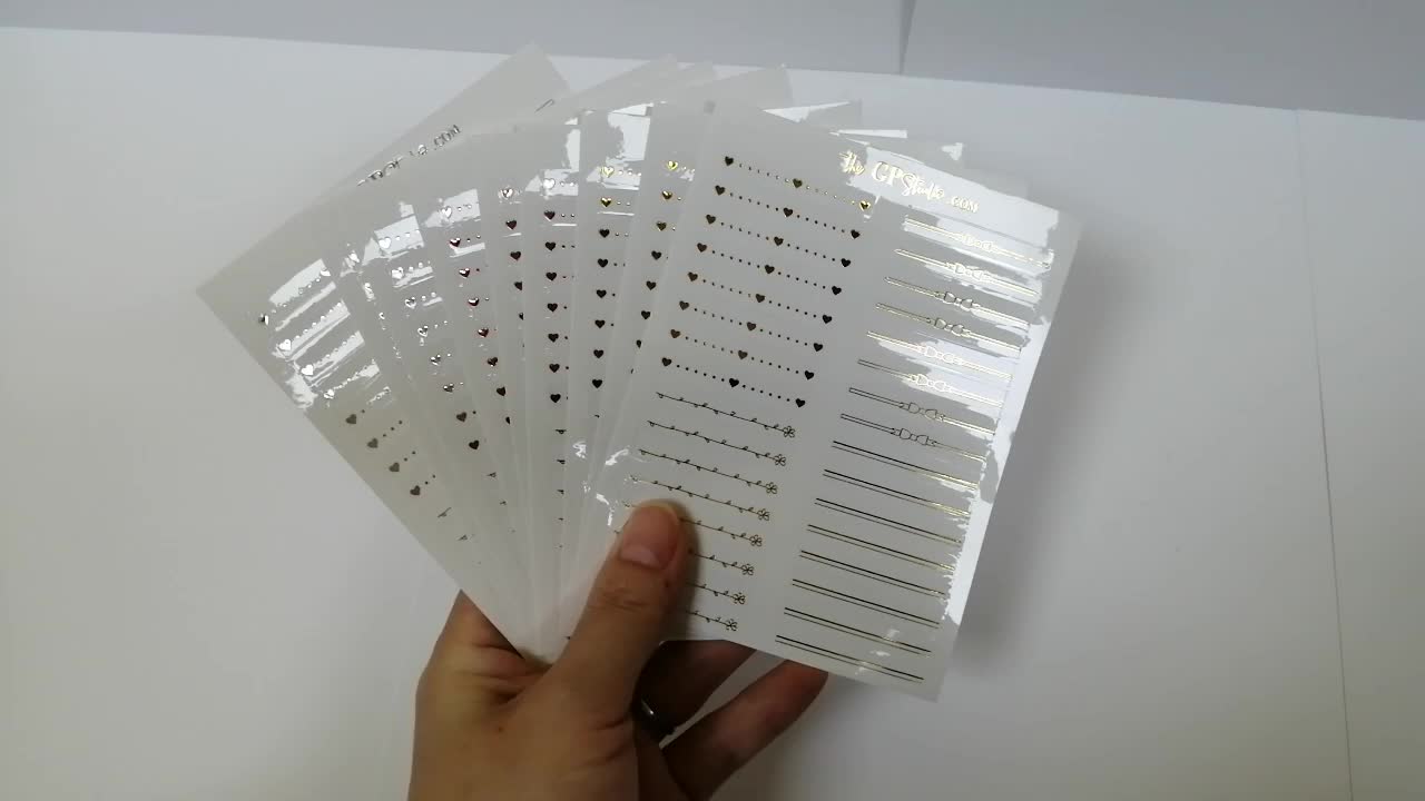 Diary Decorative Non Removable Transparent Adhesive Vinyl Sticker Buy