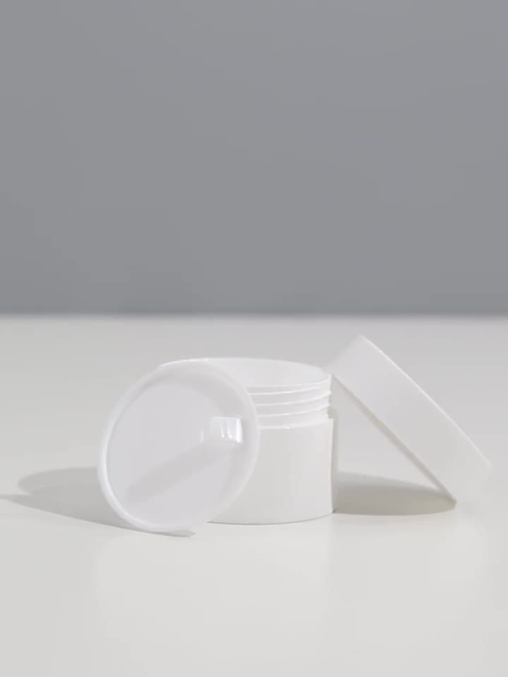 Wholesale Cheap Plastic Jars White Empty Body Butter Cream Pomade Jar