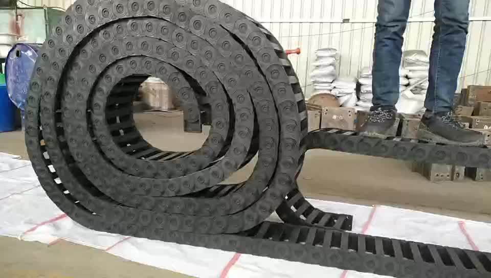 Factory Price Longlasting Reinforced Pa6 Nylon Drag Chain / Cable