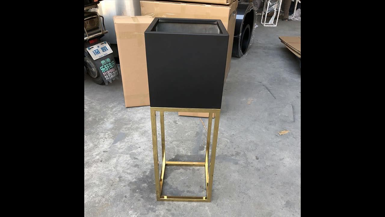Decorative Indoor Stainless Steel Gold Modern Plant Stand Buy Modern