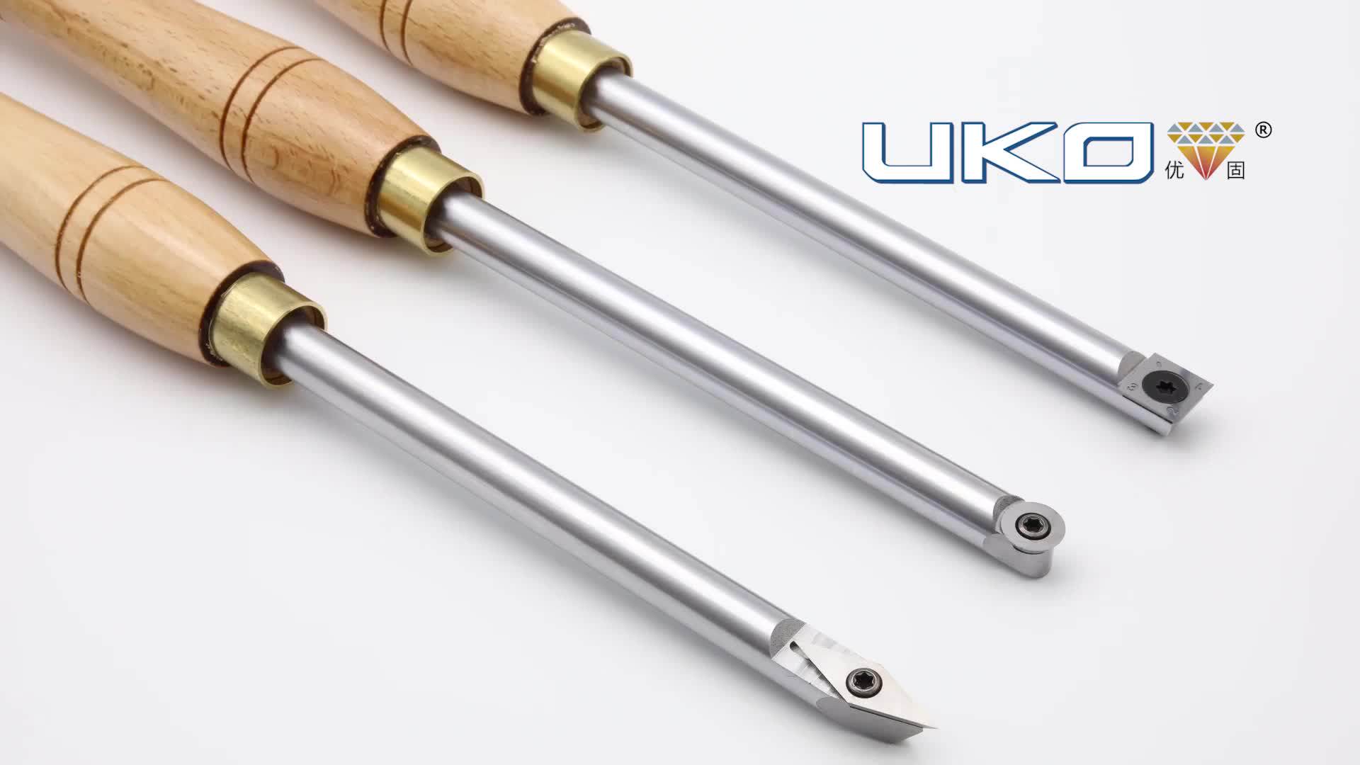 Hardened Solid Alloy Steel Woodworking Turning Tools For Wood Lathe