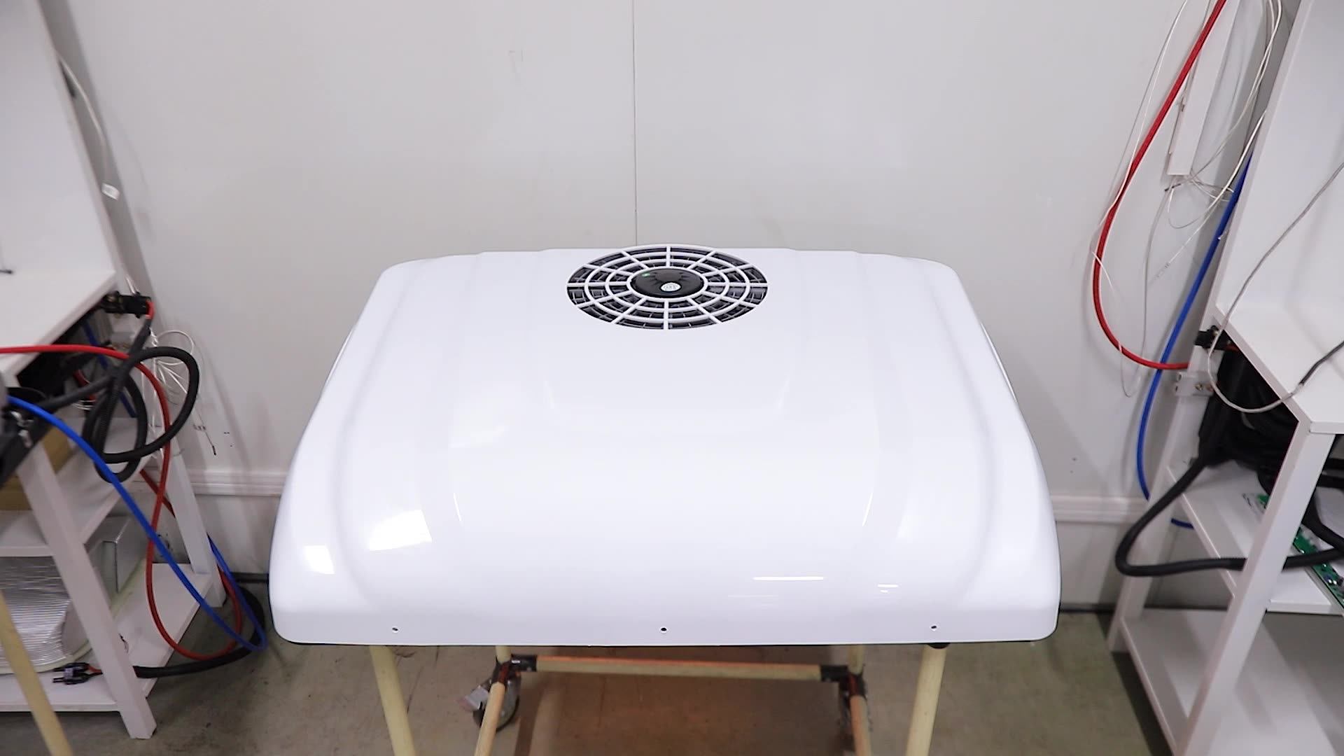 High Cooling 12v Air Conditioner Caravan Roof Bus Crane Tractor Parking