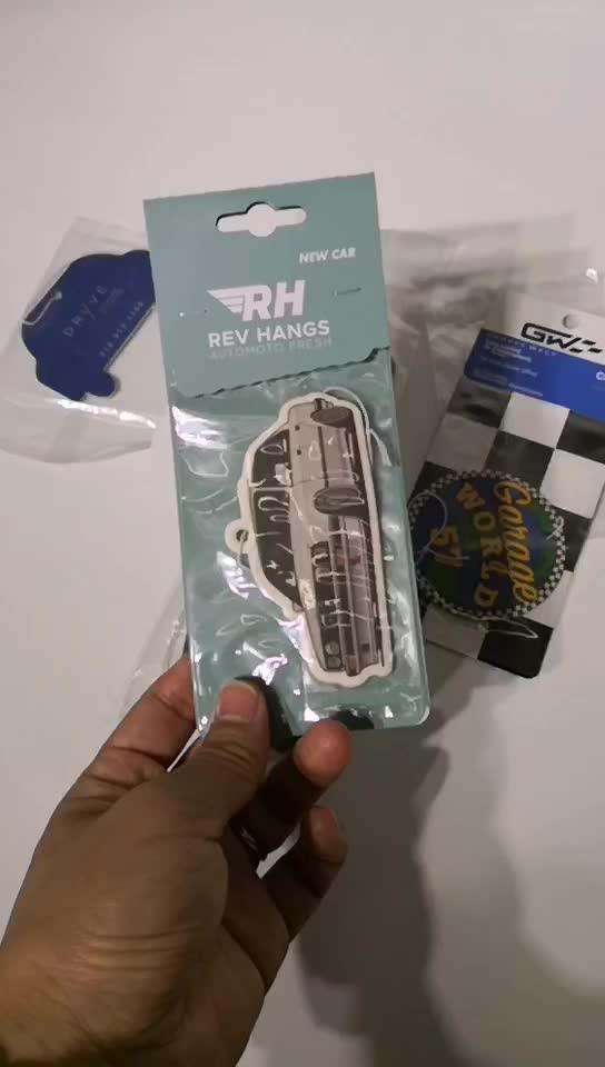 Custom Scent Paper Car Air Freshener With Custom Logo Printing Buy