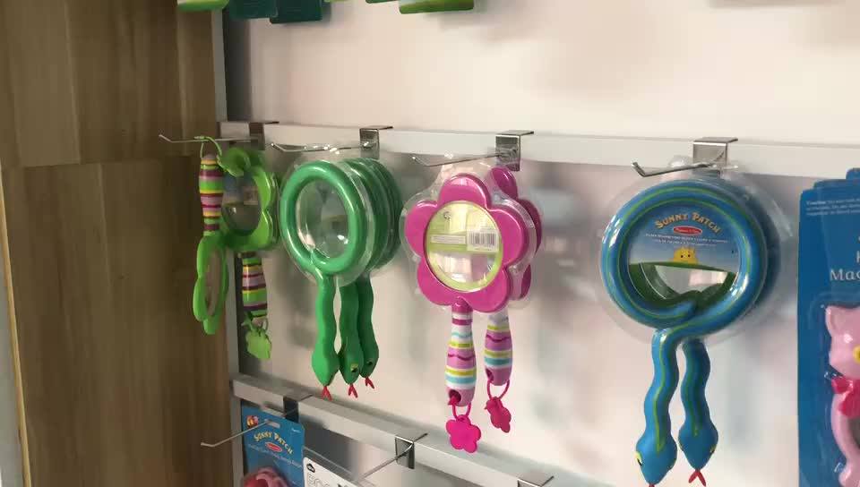 Children Plastic Colorful Rainbow Handheld Magnifying Glass Jumbo