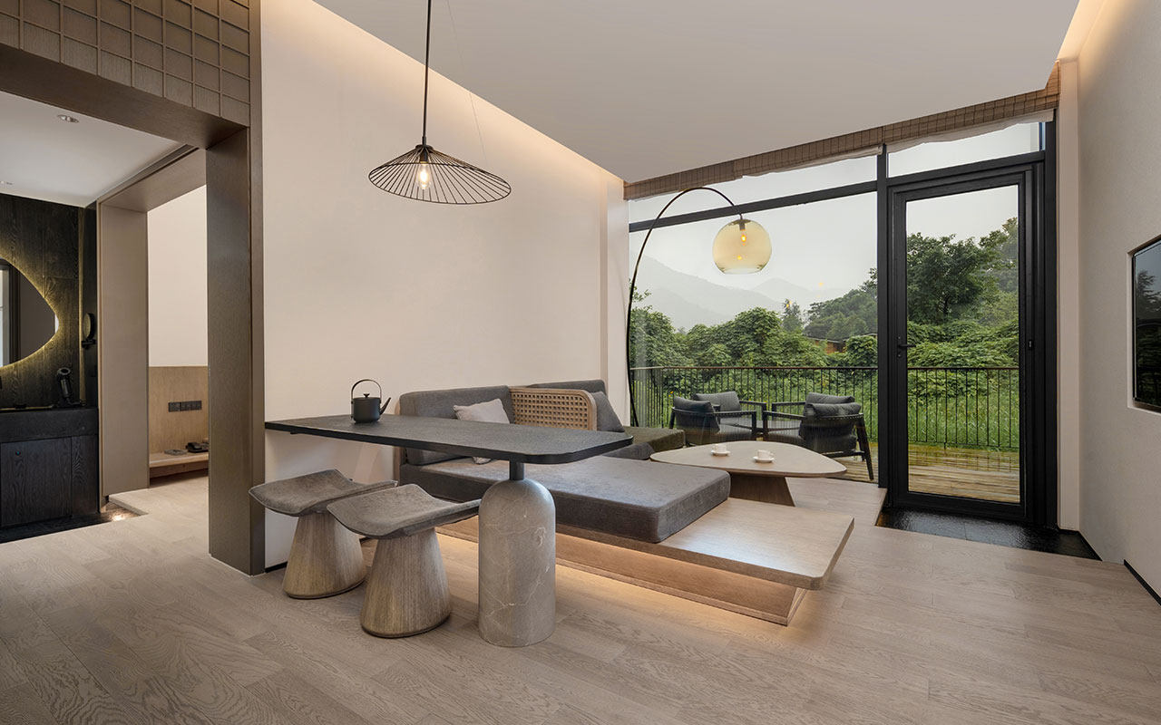 Mogan Mountain Kaiyuan Mori Park Holiday Paradise Senior Double Bedroom Villa