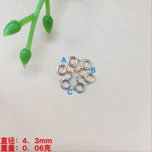 G18K Gold Necklace Hand Open Ring