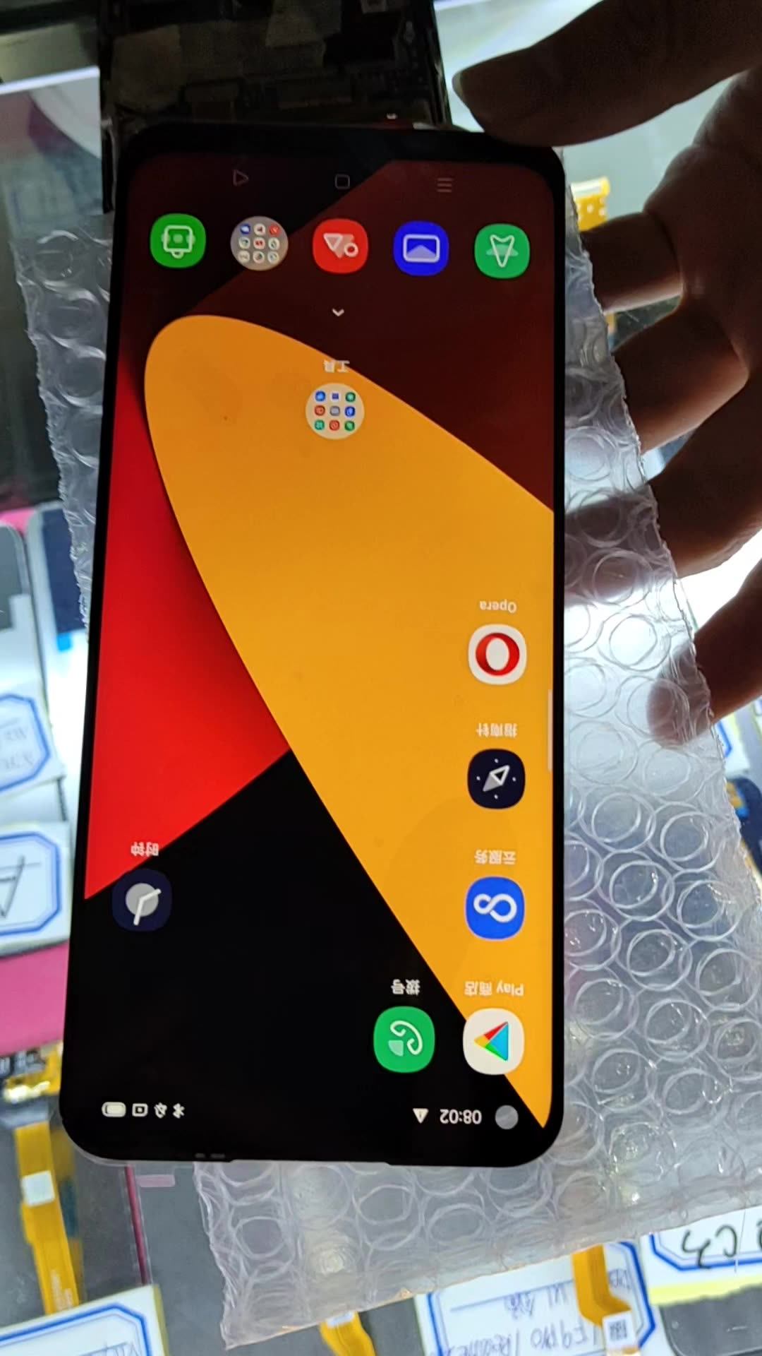 DISPLAY LCD TOUCH SCREEN SCHERMO OPPO A52 NERO CPH2061 CPH2069