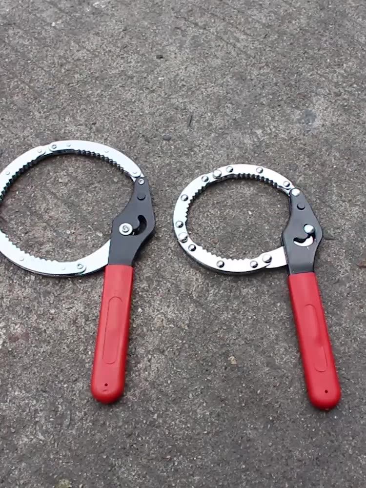 Oil filter wrench Filter wrench Heavy duty double chain belt type car oil grid filter remover tool